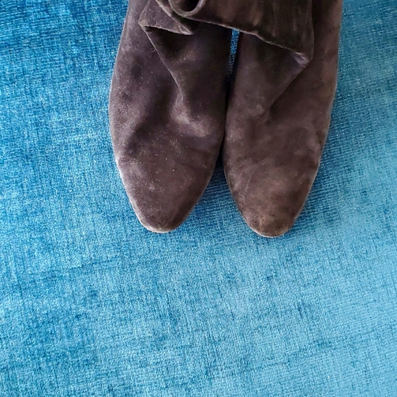 Black suede boots - Picture 5 of 8